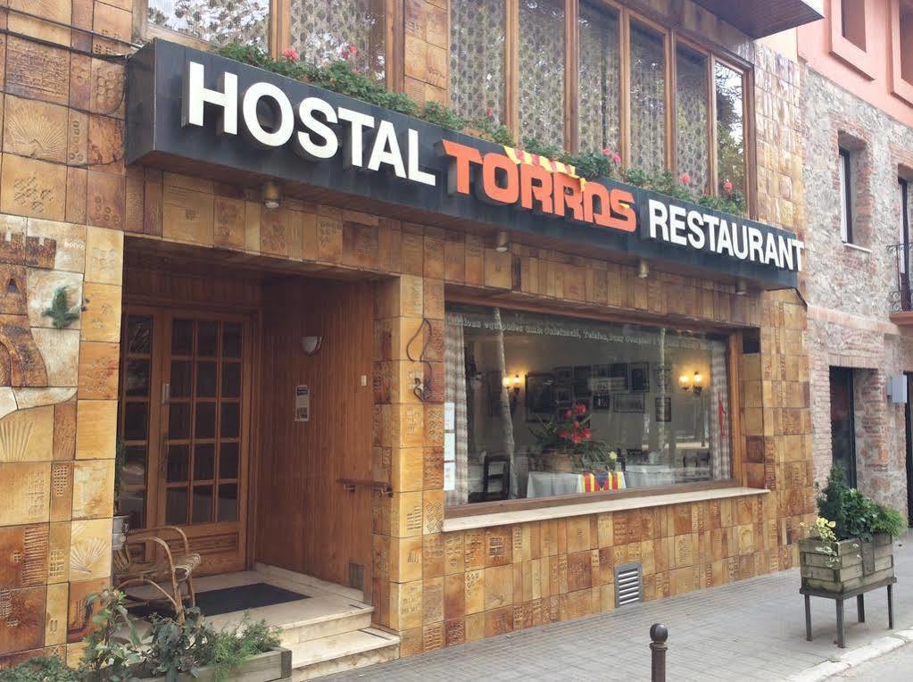 Hostal Torras Sant Hilari Sacalm Exterior foto